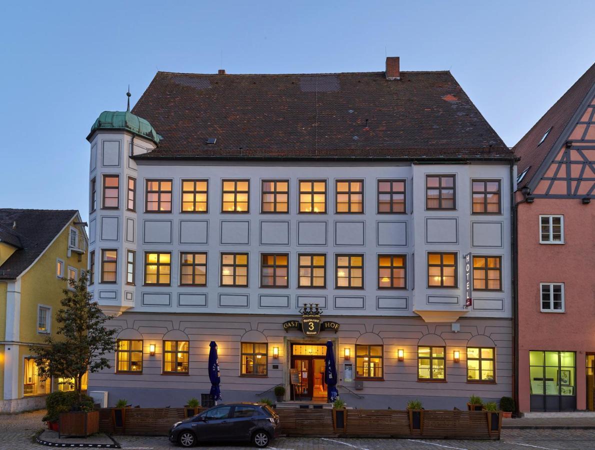 Lodner Hotel Drei Mohren Lauingen Exterior foto