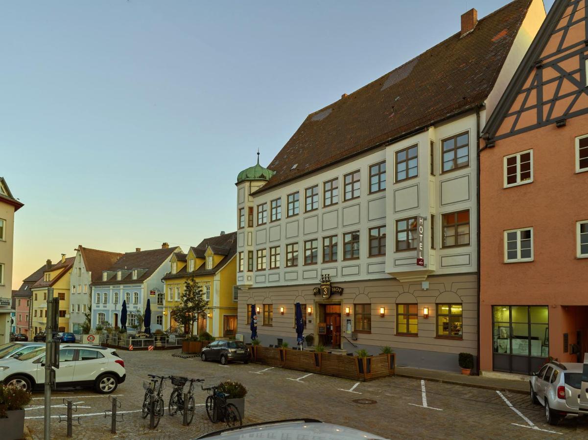 Lodner Hotel Drei Mohren Lauingen Exterior foto